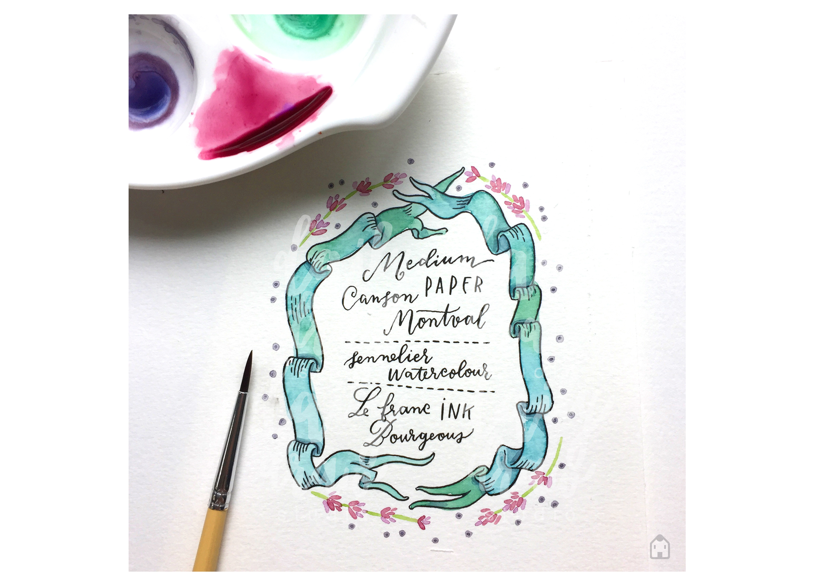 Modern Calligraphy by dailydraw studio